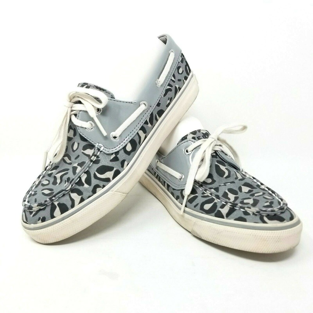 Sperry Top-Sider Animal Print Fabric Boat Shoes